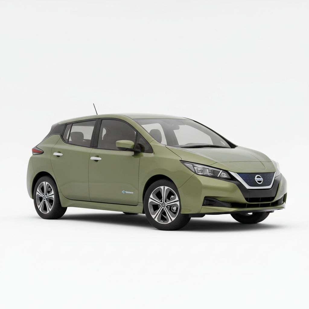 Nissan Leaf ZE1 2017 — widok boczny