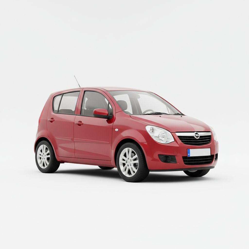 Opel Agila B 2008 — widok boczny