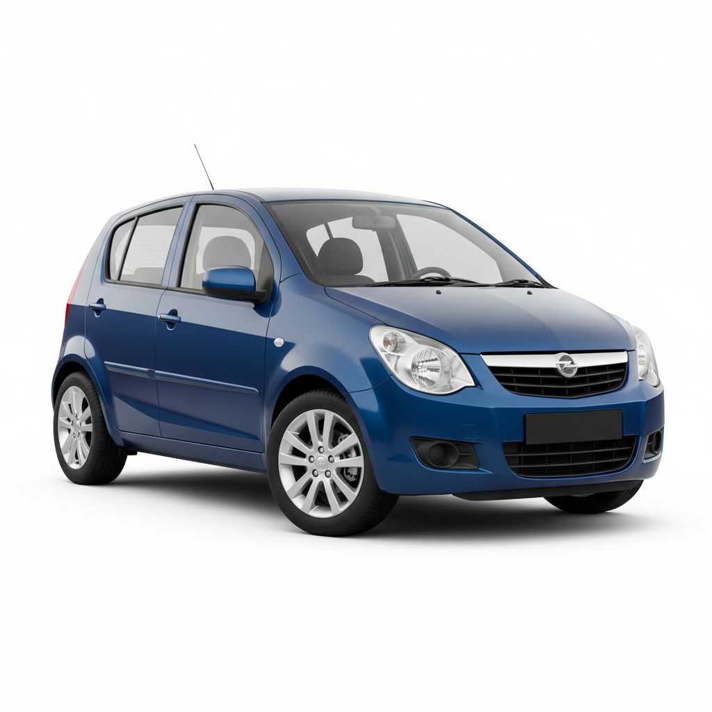 Opel Agila B 2008 — widok boczny