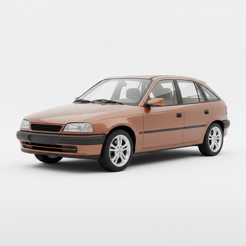 Opel Astra F 1998 — widok boczny