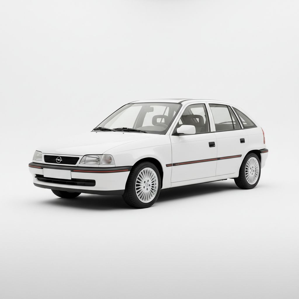 Opel Astra F 1998 — widok boczny