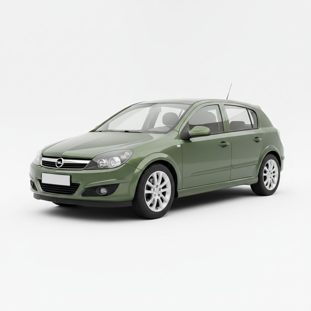 Opel Astra H 2004 — widok boczny