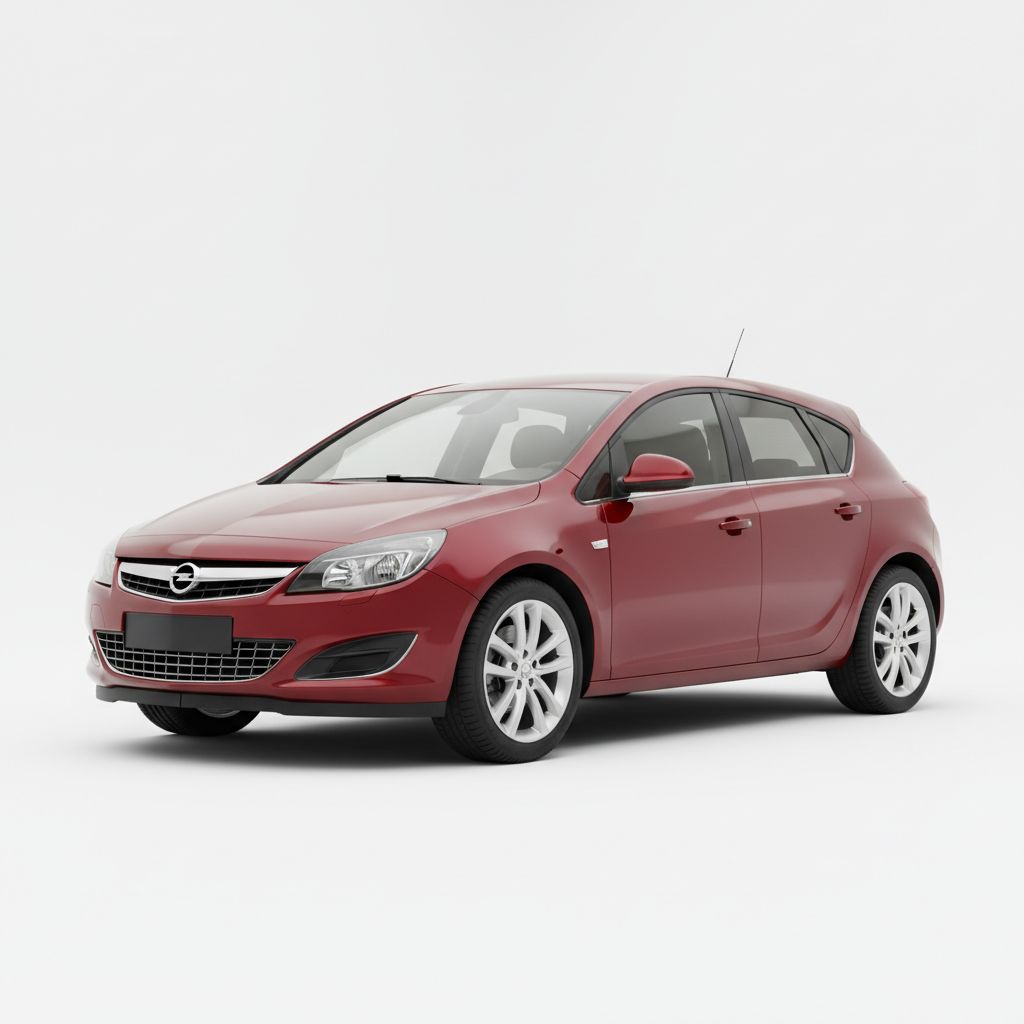 Opel Astra J 2015 — widok boczny