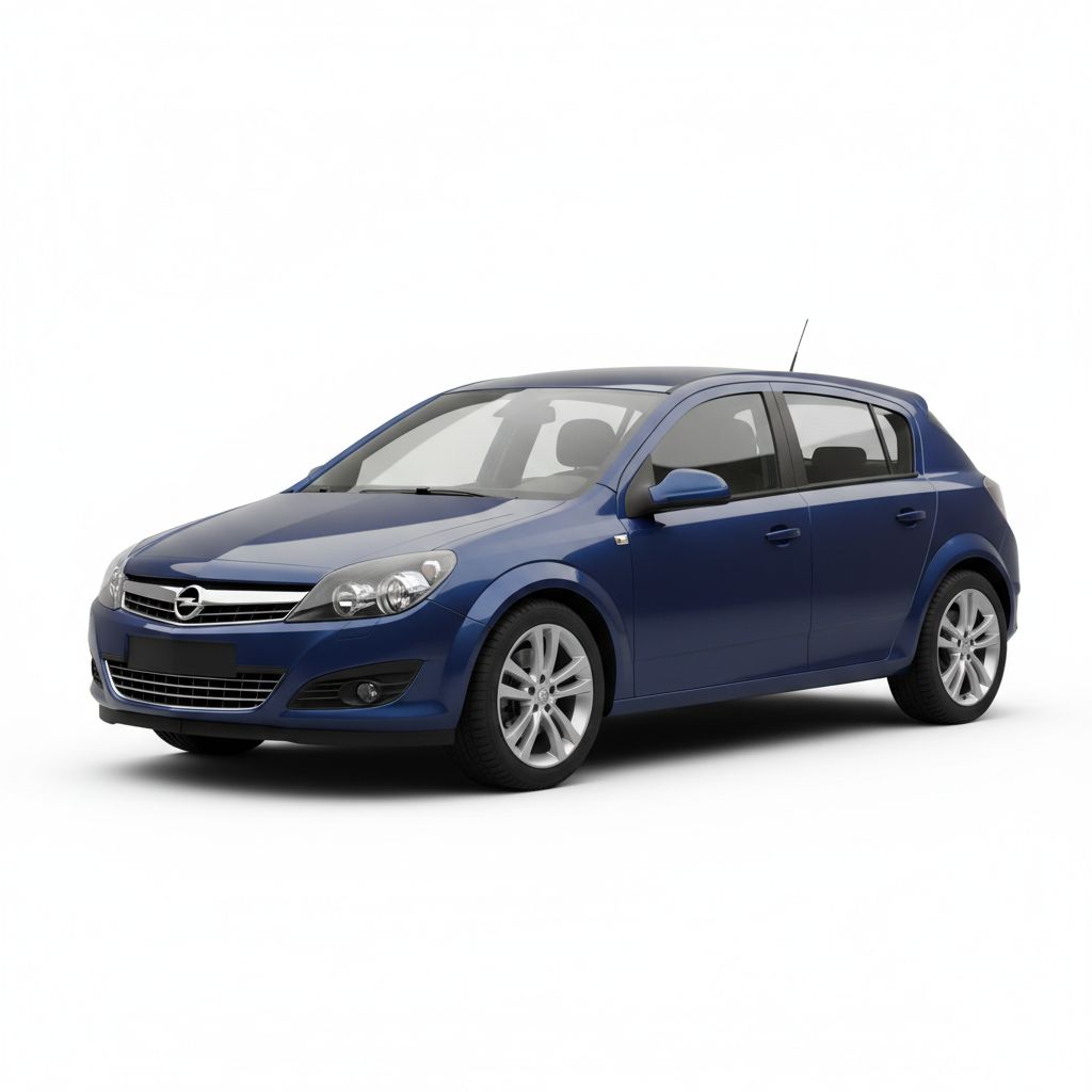 Opel Astra J 2009 — widok boczny