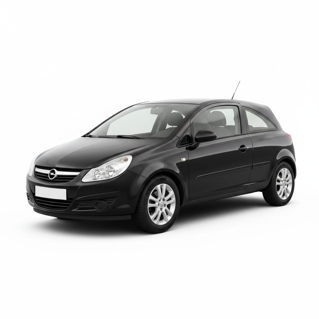 Opel Corsa D 2006 — widok boczny