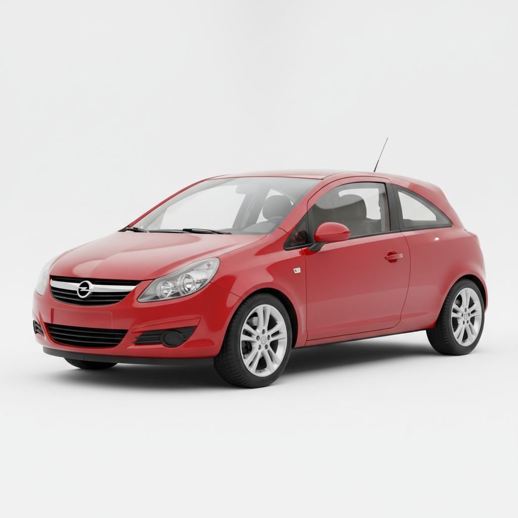 Opel Corsa D 2009 — widok boczny