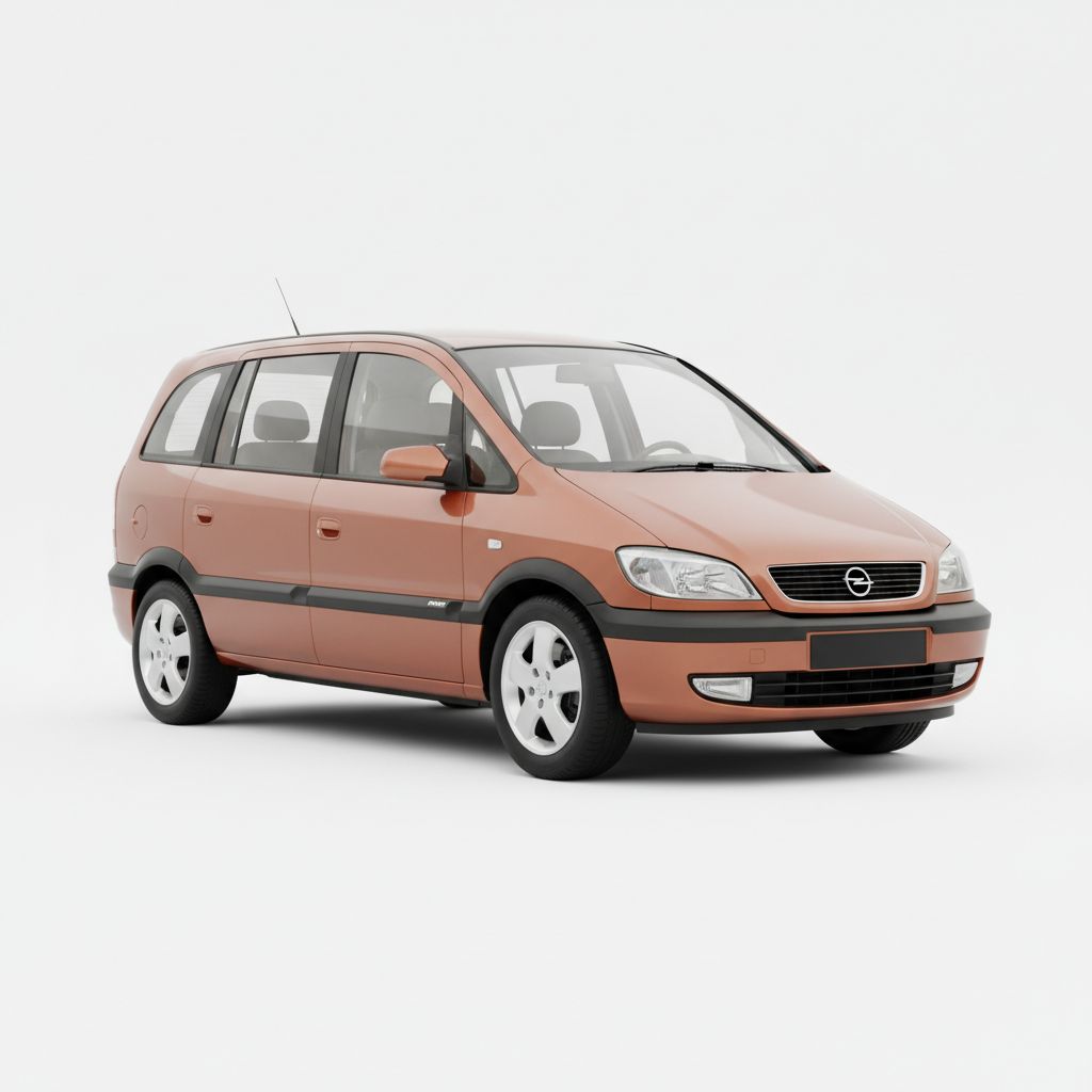 Opel Zafira A 1999 — widok boczny