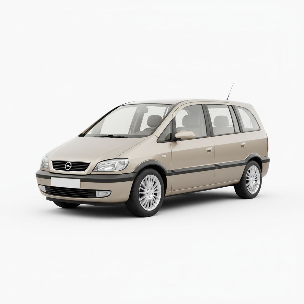 Opel Zafira A 2003 — widok boczny