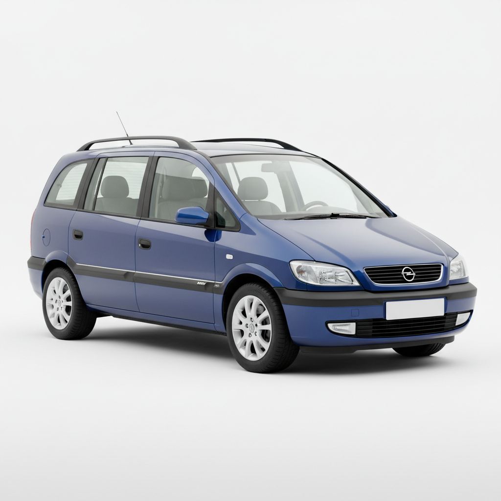 Opel Zafira A 1999 — widok boczny