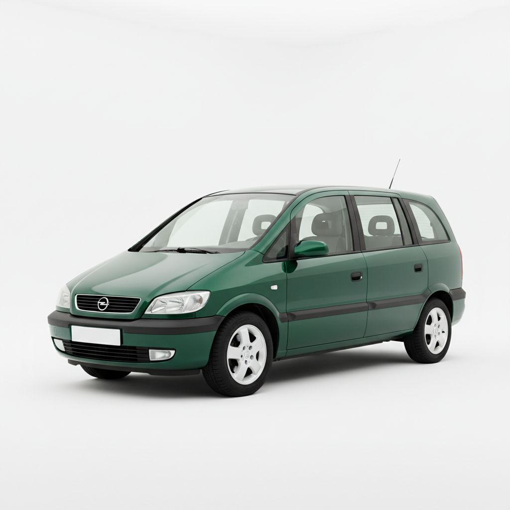 Opel Zafira A 1999 — widok boczny