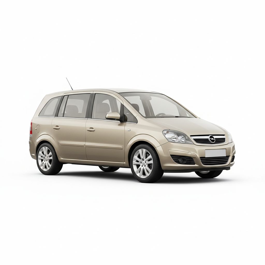 Opel Zafira B 2005 — widok boczny