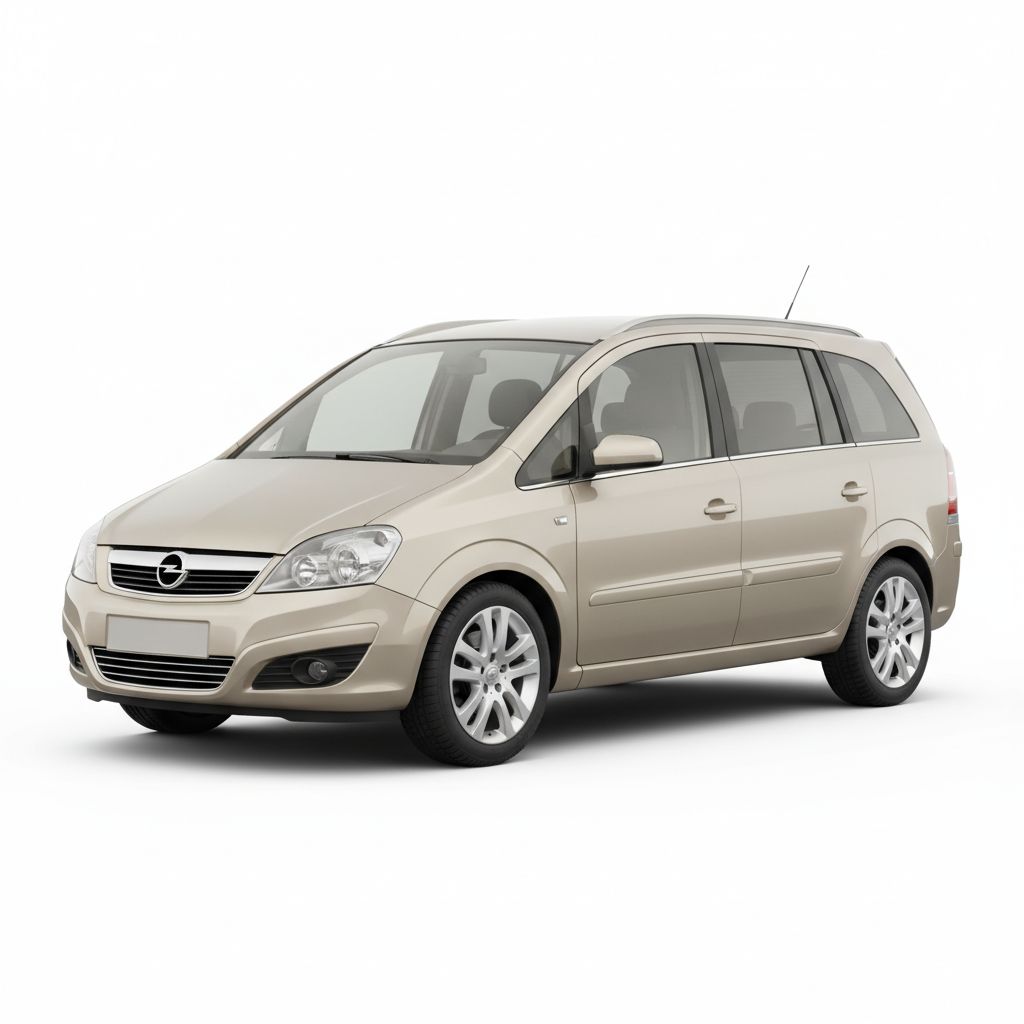 Opel Zafira B 2005 — widok boczny