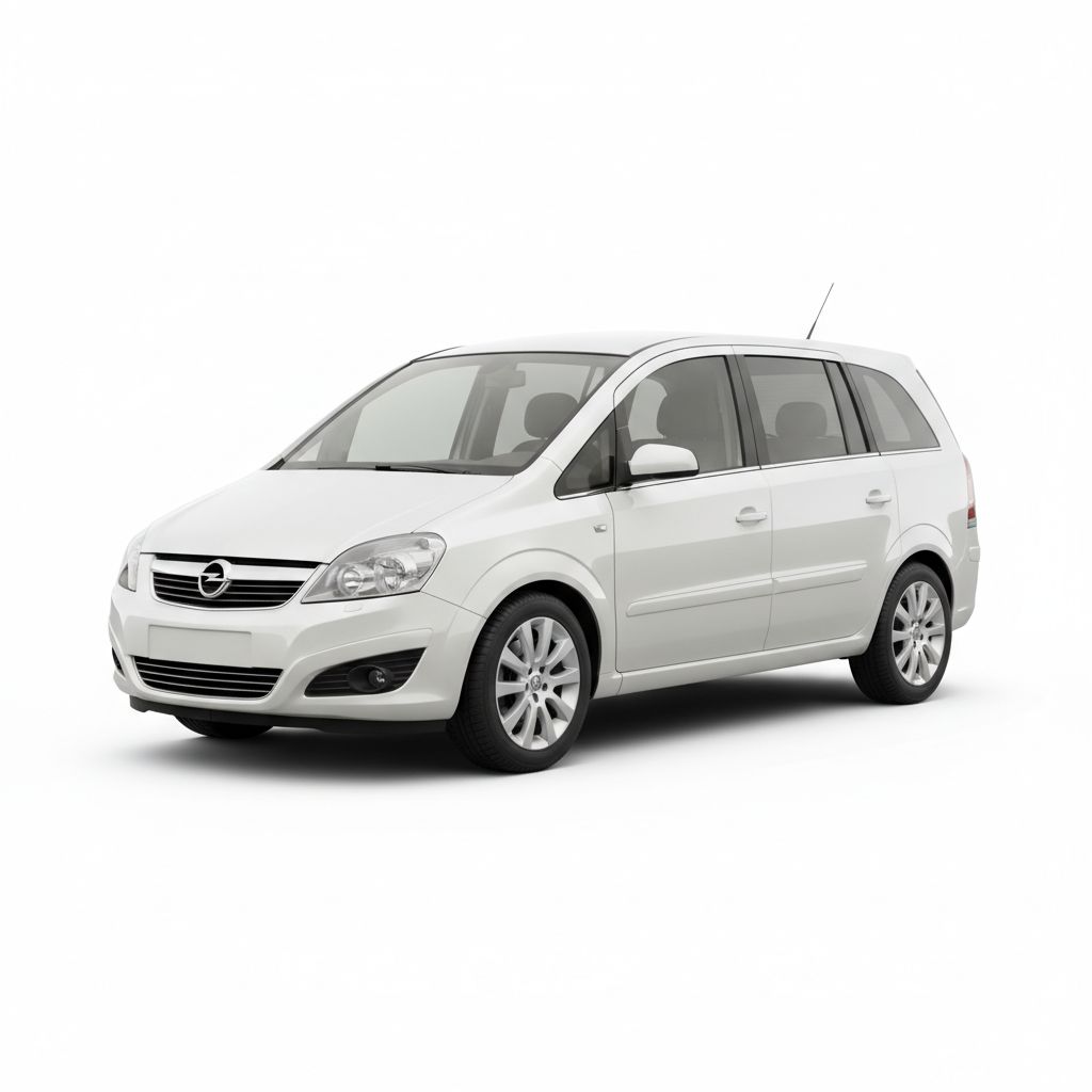 Opel Zafira B 2005 — widok boczny