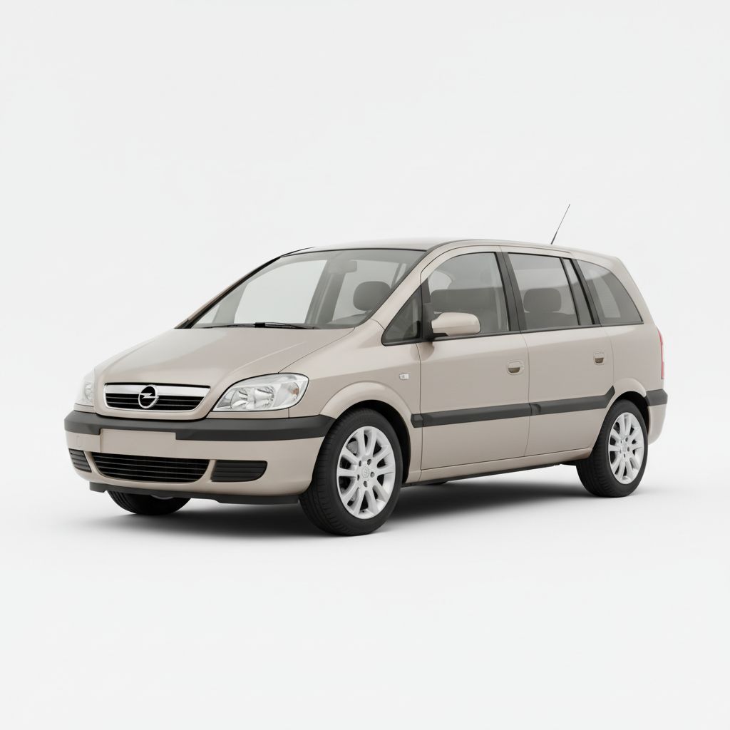 Opel Zafira B 2005 — widok boczny