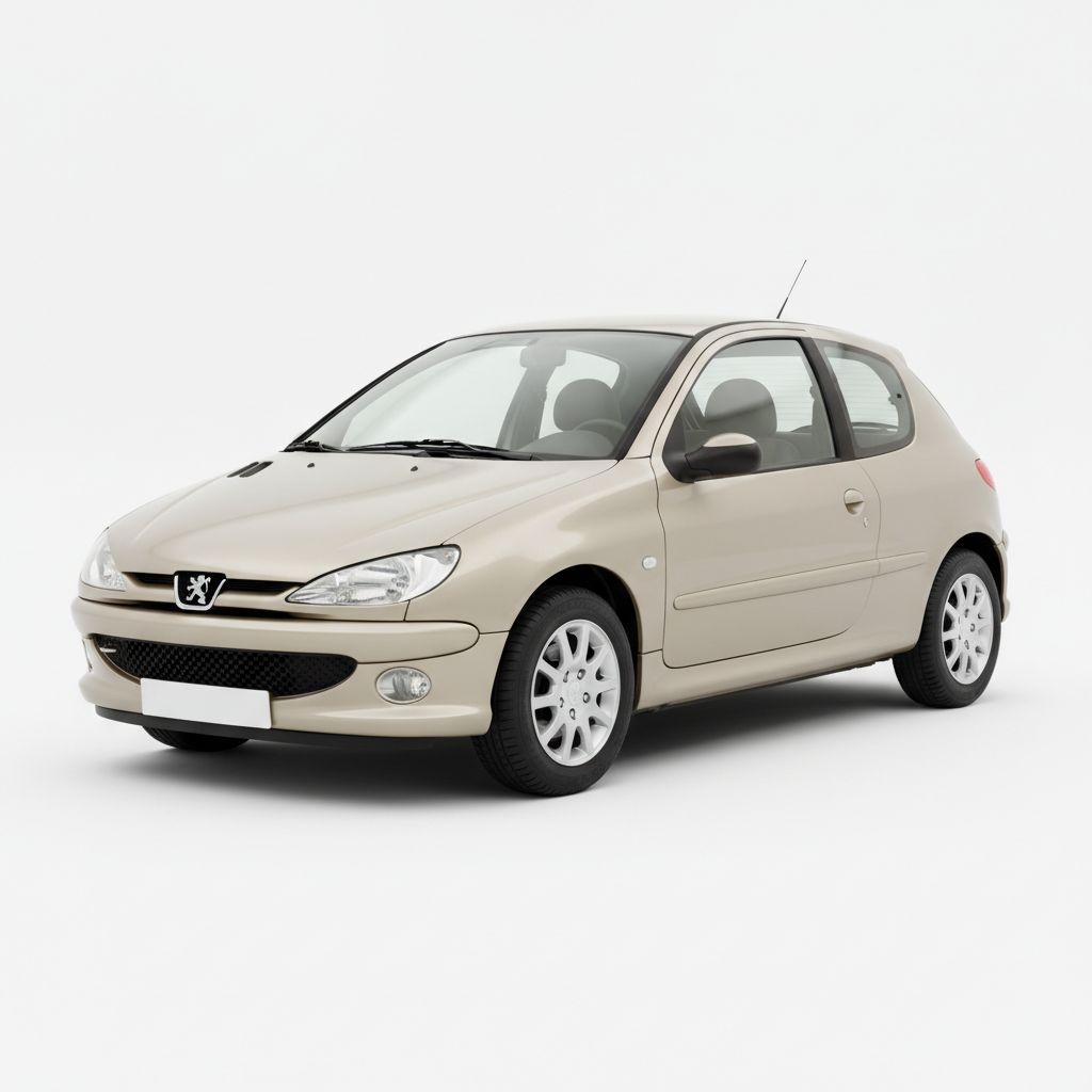 Peugeot 206 T1 2007 — widok boczny