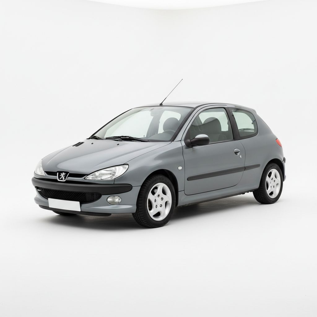 Peugeot 206 T1 1998 — widok boczny