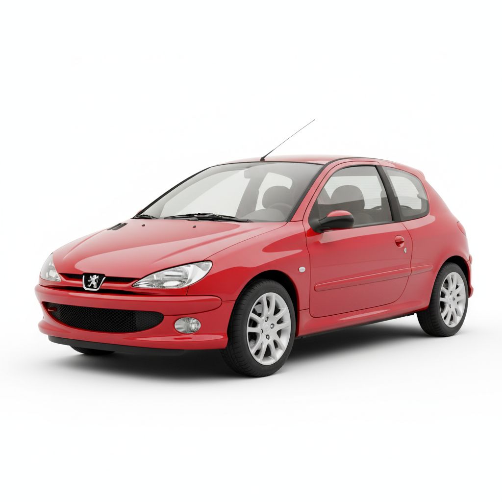 Peugeot 206 T1 1998 — widok boczny