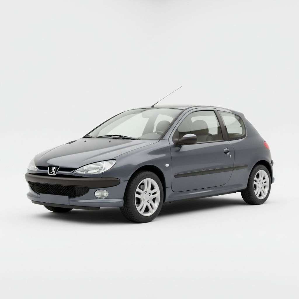 Peugeot 206 T1 1998 — widok boczny