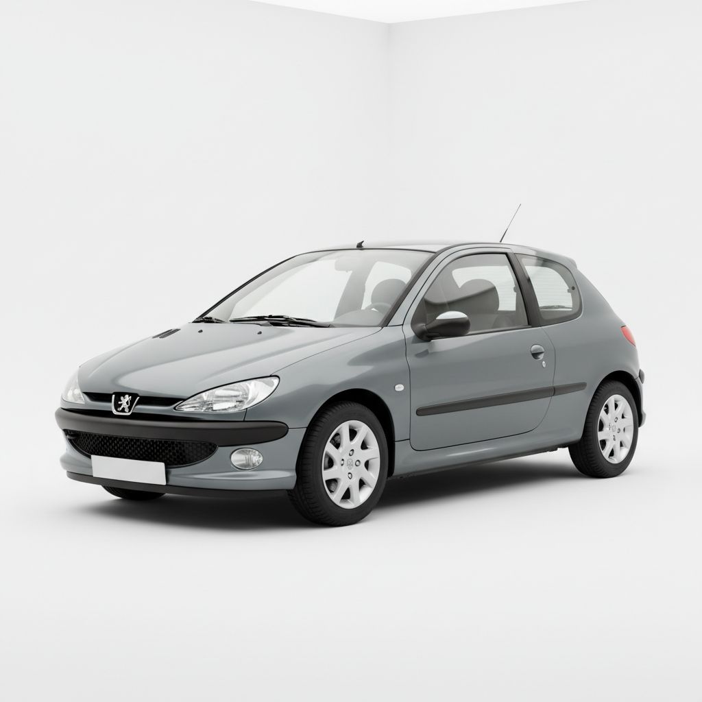 Peugeot 206 T1 1998 — widok boczny