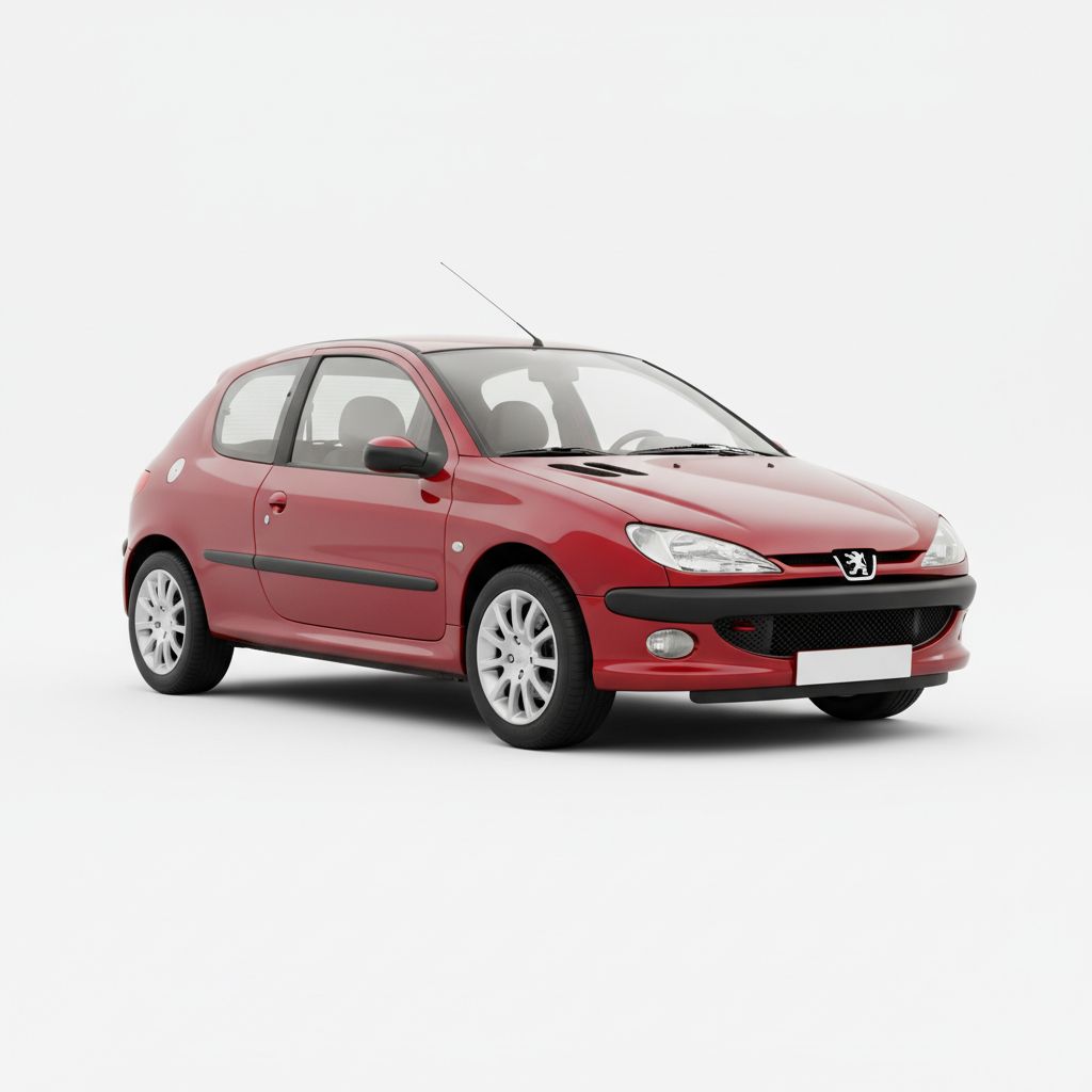 Peugeot 206 T1 1998 — widok boczny