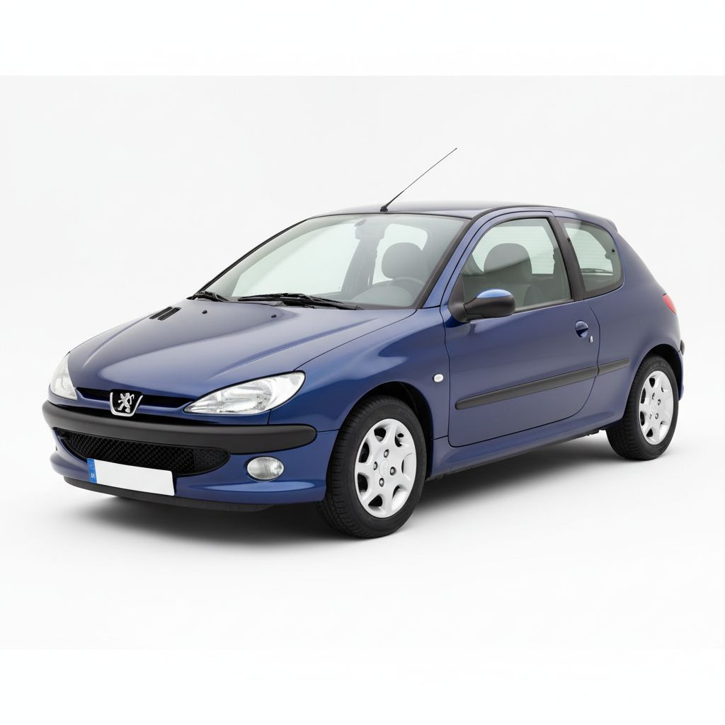 Peugeot 206 T1 1998 — widok boczny