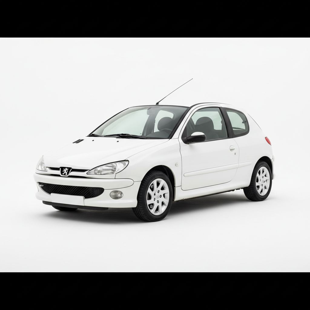 Peugeot 206 T1 1998 — widok boczny