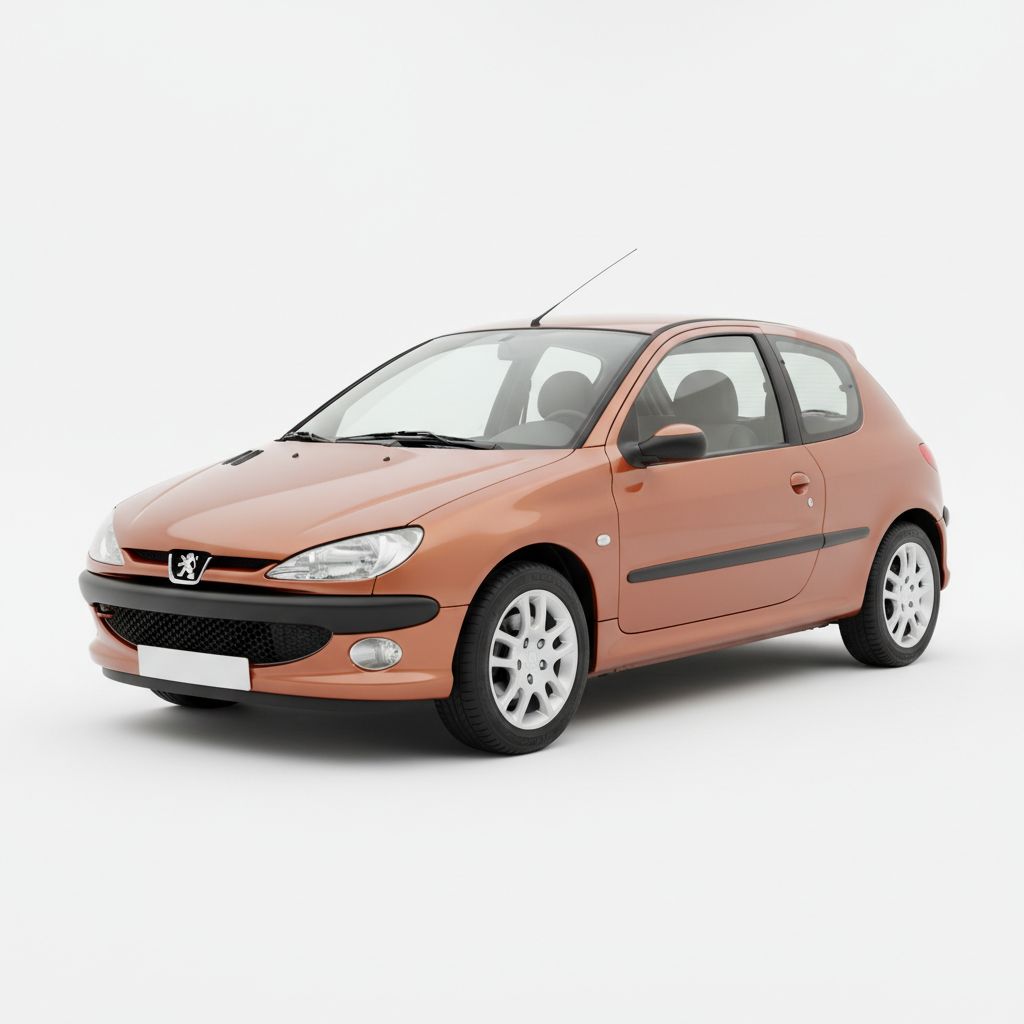Peugeot 206 T1 1998 — widok boczny