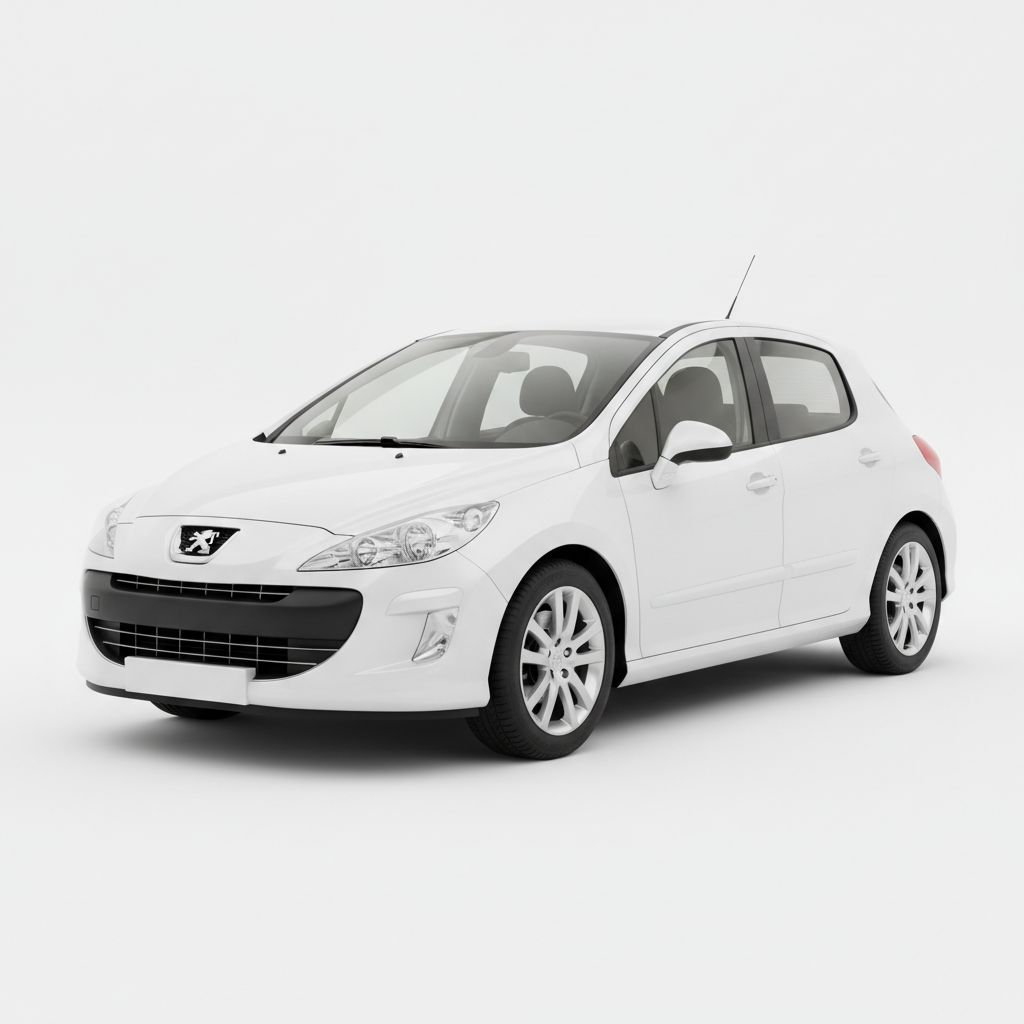 Peugeot 308 Mk1 2007 — widok boczny