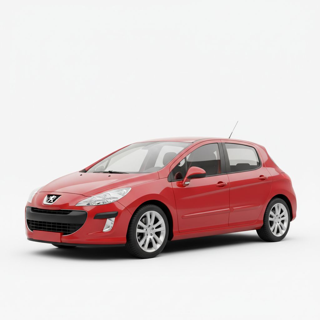 Peugeot 308 Mk1 2007 — widok boczny