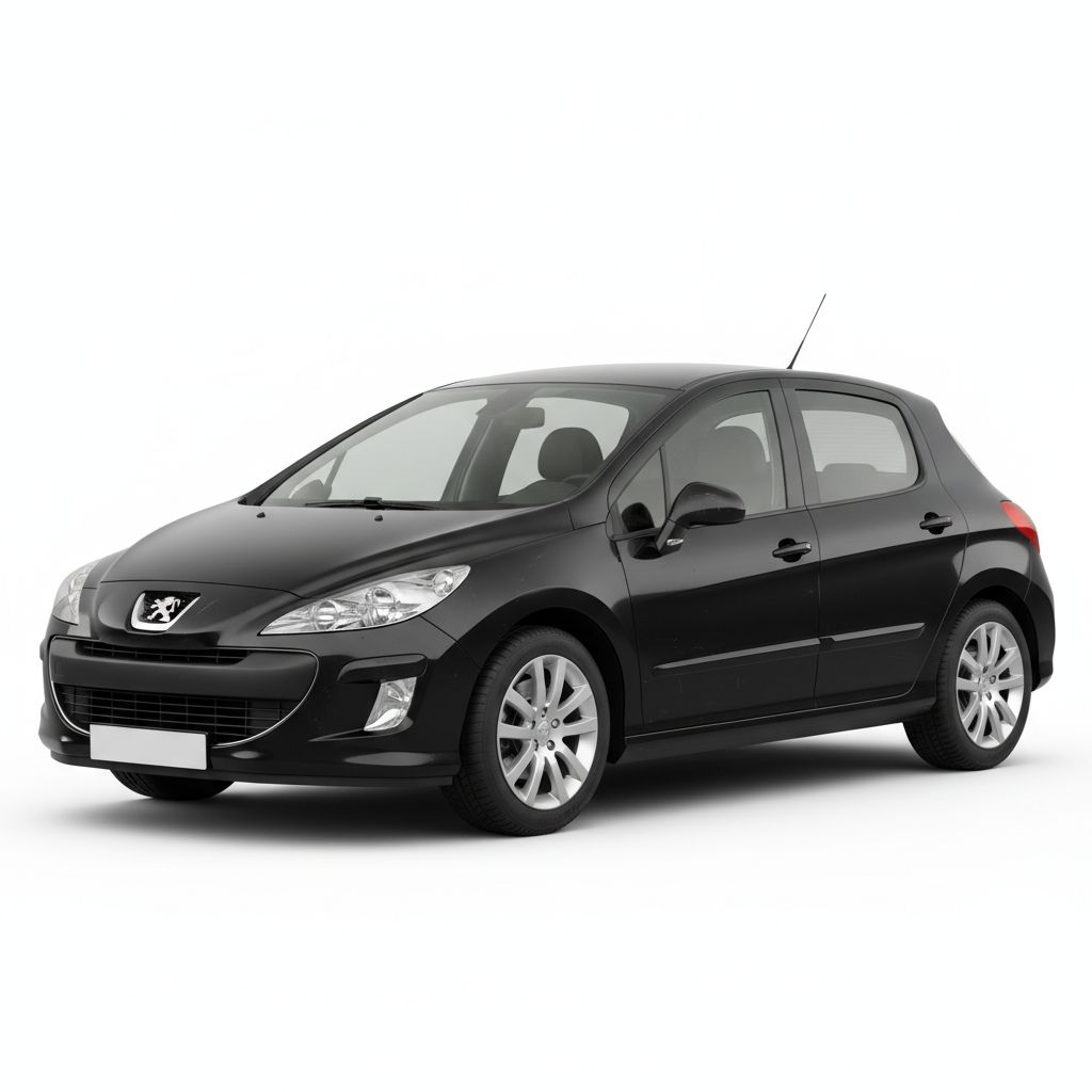 Peugeot 308 Mk1 2007 — widok boczny