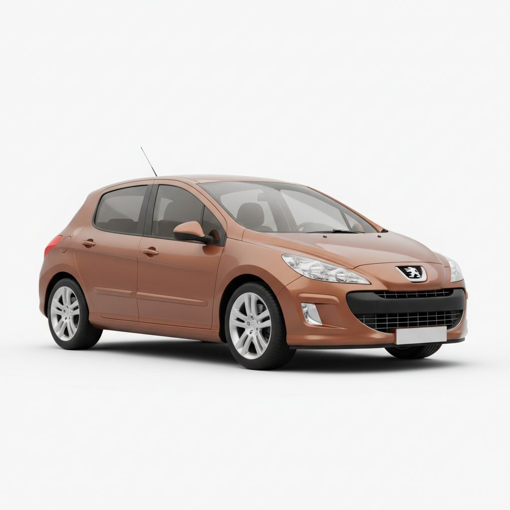 Peugeot 308 Mk1 2007 — widok boczny