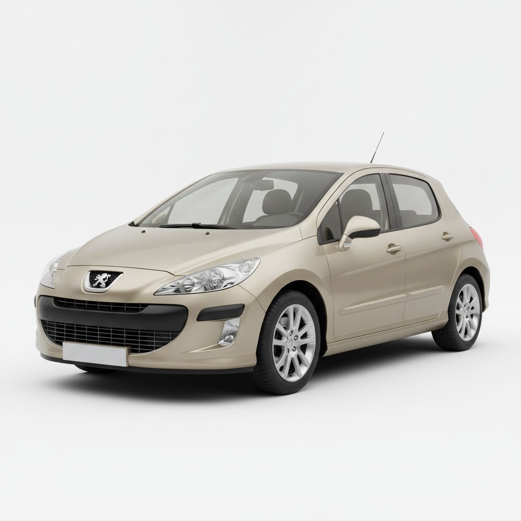 Peugeot 308 Mk1 2007 — widok boczny