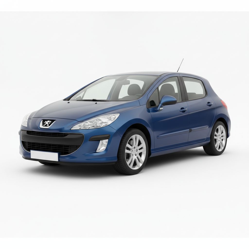 Peugeot 308 Mk1 2007 — widok boczny