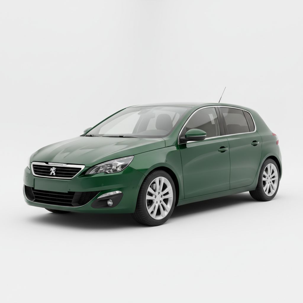 Peugeot 308 Mk2 2013 — widok boczny