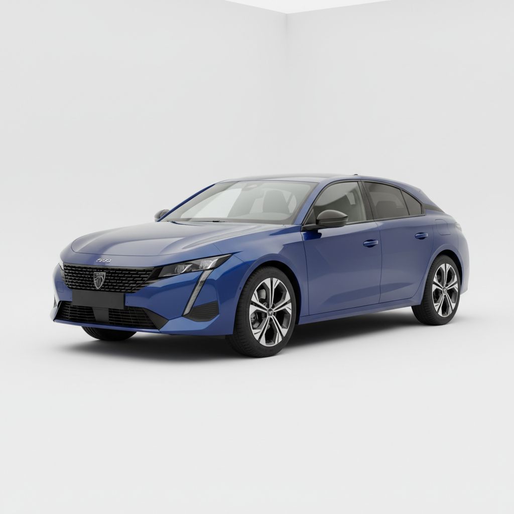 Peugeot 408 Mk1 2022 — widok boczny
