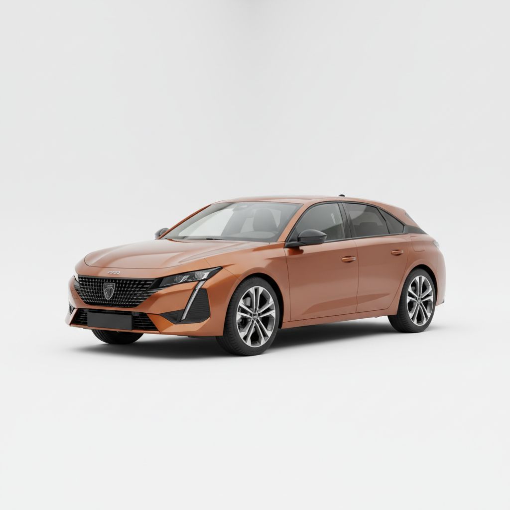 Peugeot 408 Mk1 2022 — widok boczny
