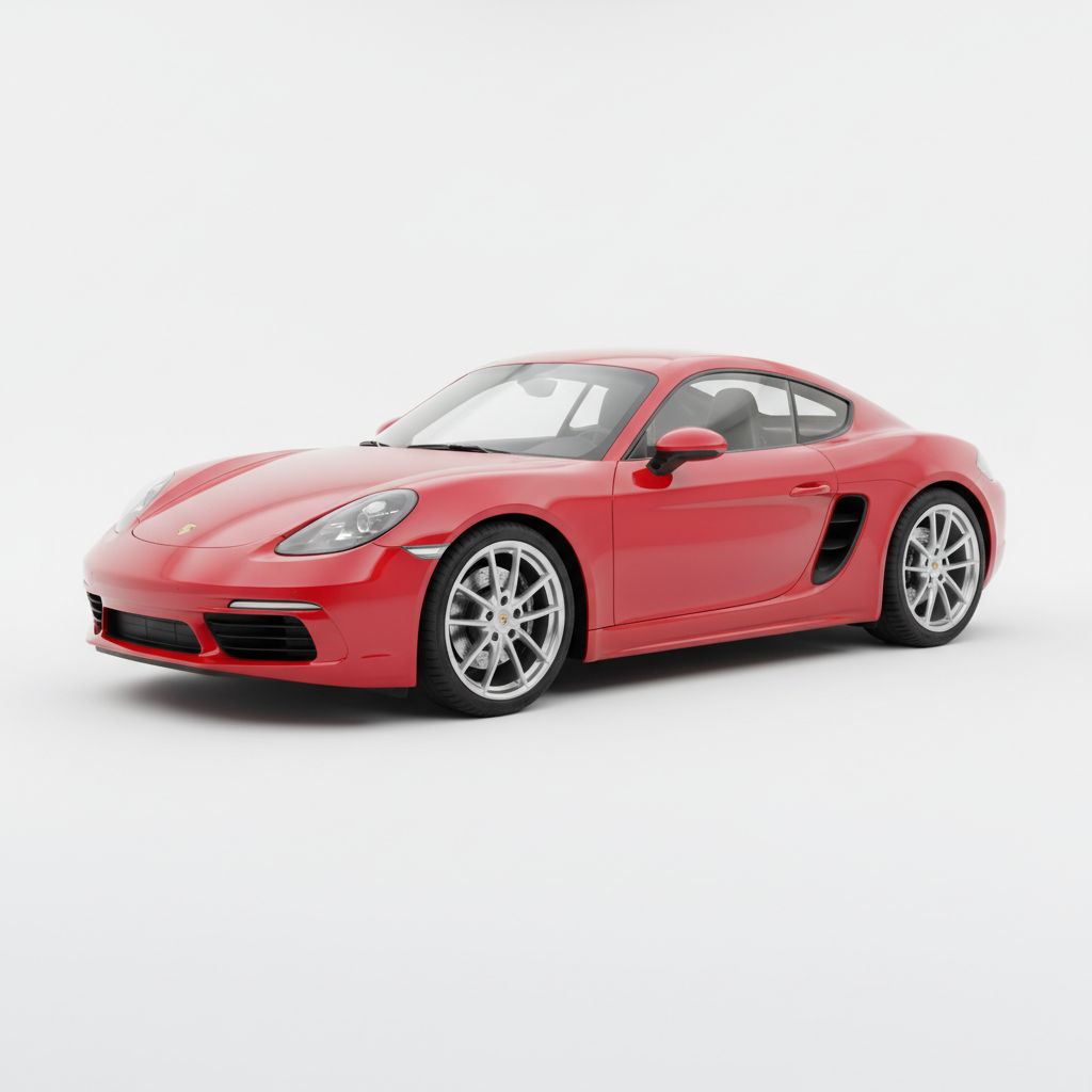 Porsche 718 Cayman 982 2016 — widok boczny