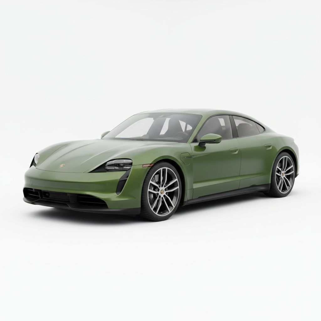 Porsche Taycan J1 2024 — widok boczny