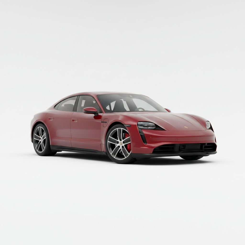 Porsche Taycan J1 2024 — widok boczny