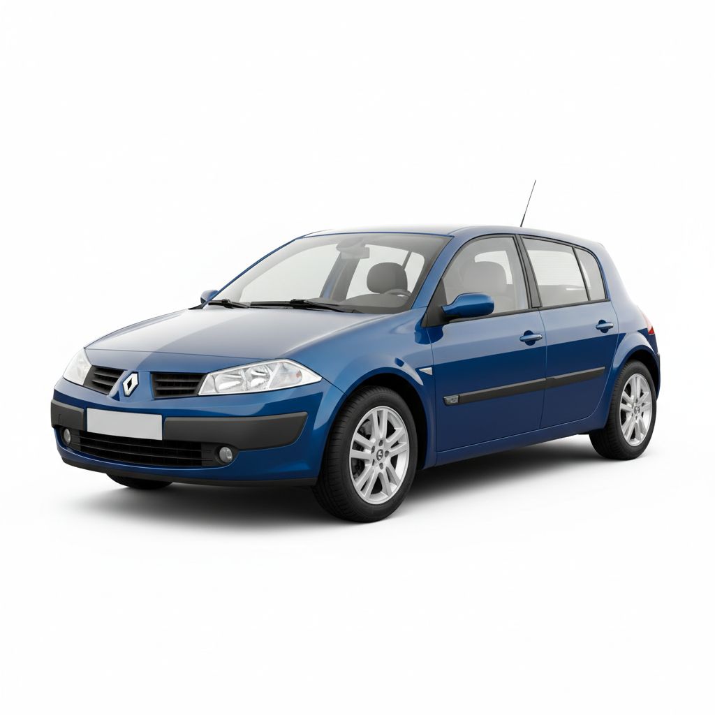 Renault Megane II Mk2 2006 — widok boczny