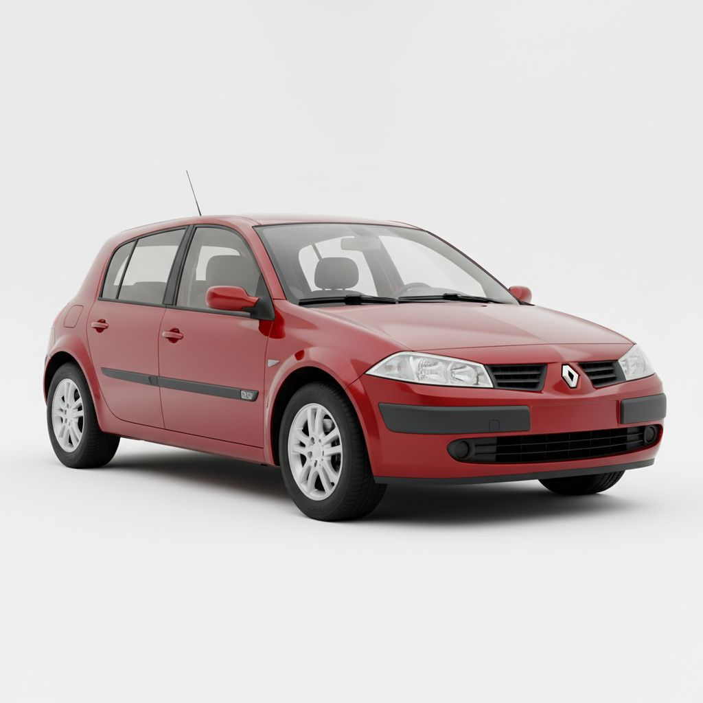 Renault Megane II Mk2 2002 — widok boczny