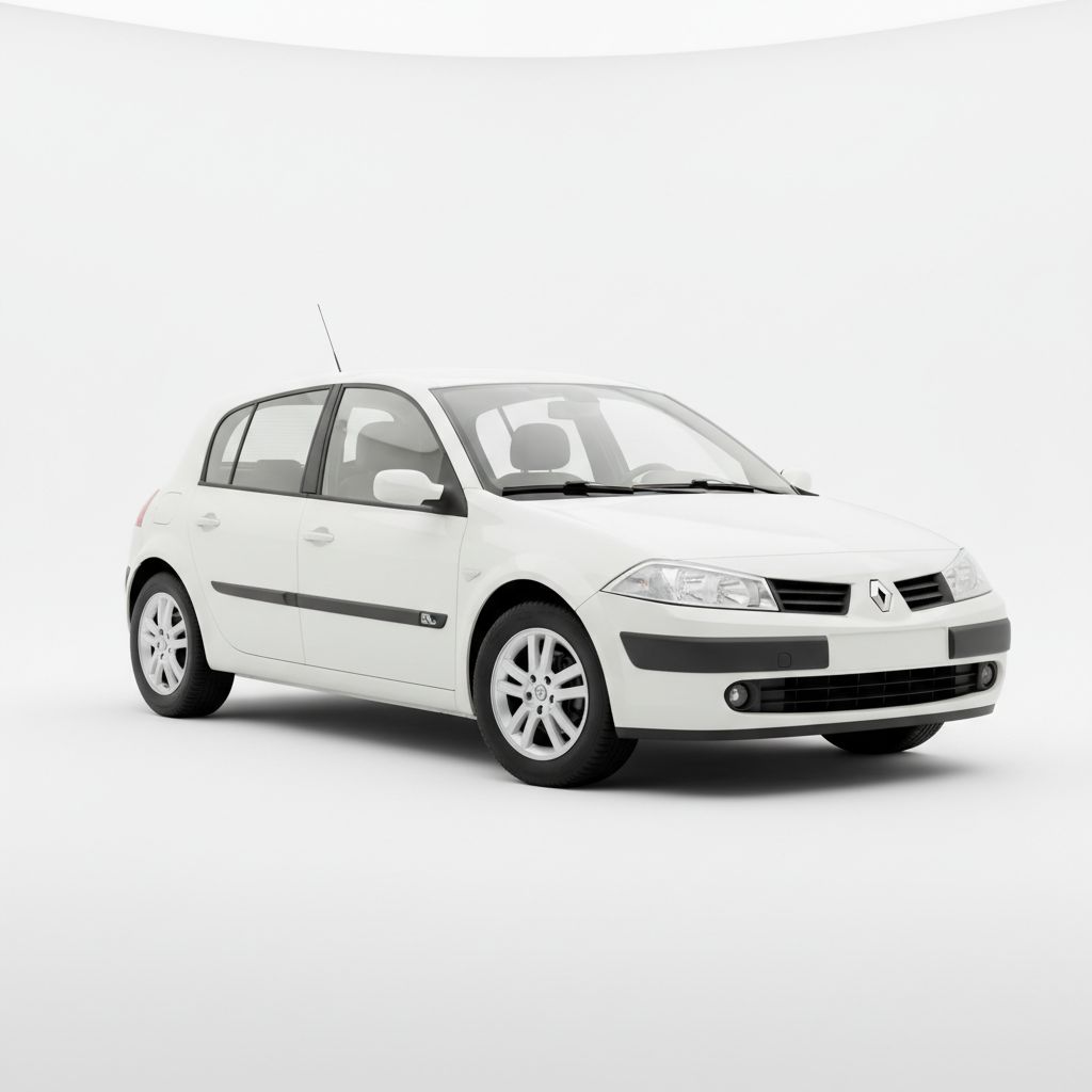 Renault Megane II Mk2 2002 — widok boczny