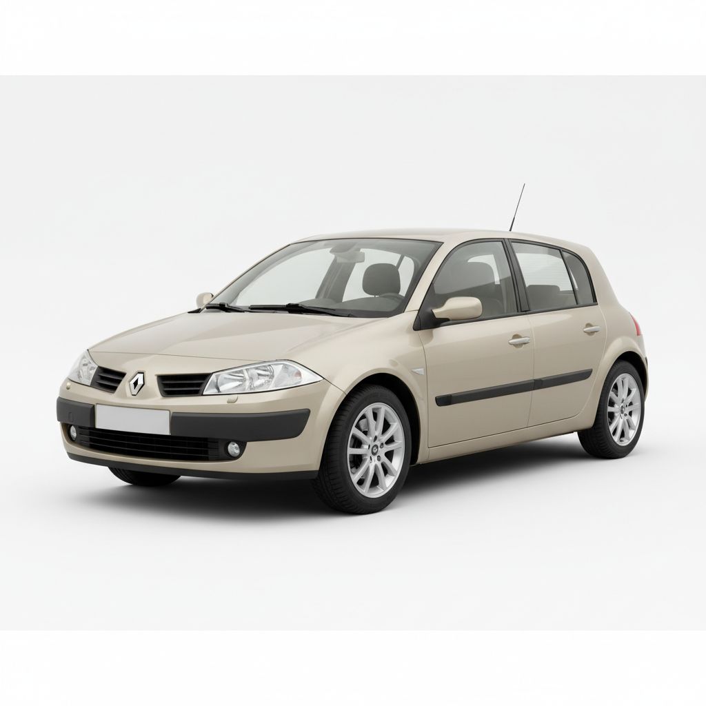 Renault Megane II Mk2 2002 — widok boczny