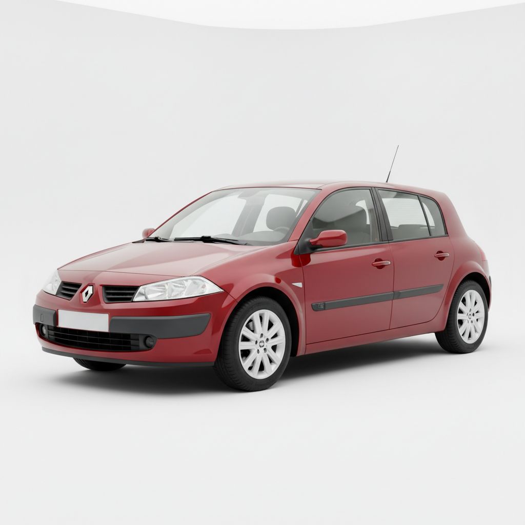 Renault Megane II Mk2 2002 — widok boczny
