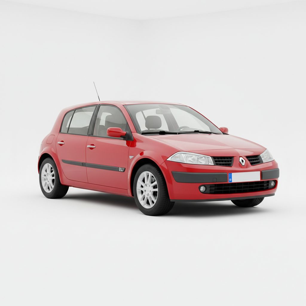 Renault Megane II Mk2 2002 — widok boczny