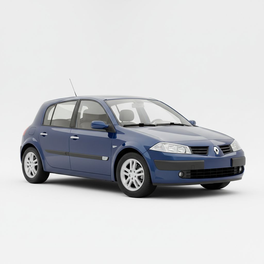 Renault Megane II Mk2 2002 — widok boczny