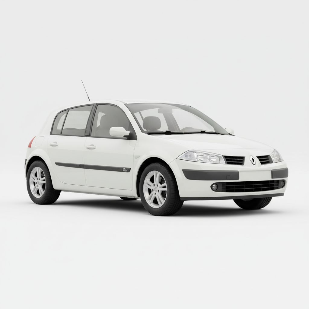 Renault Megane II Mk2 2002 — widok boczny