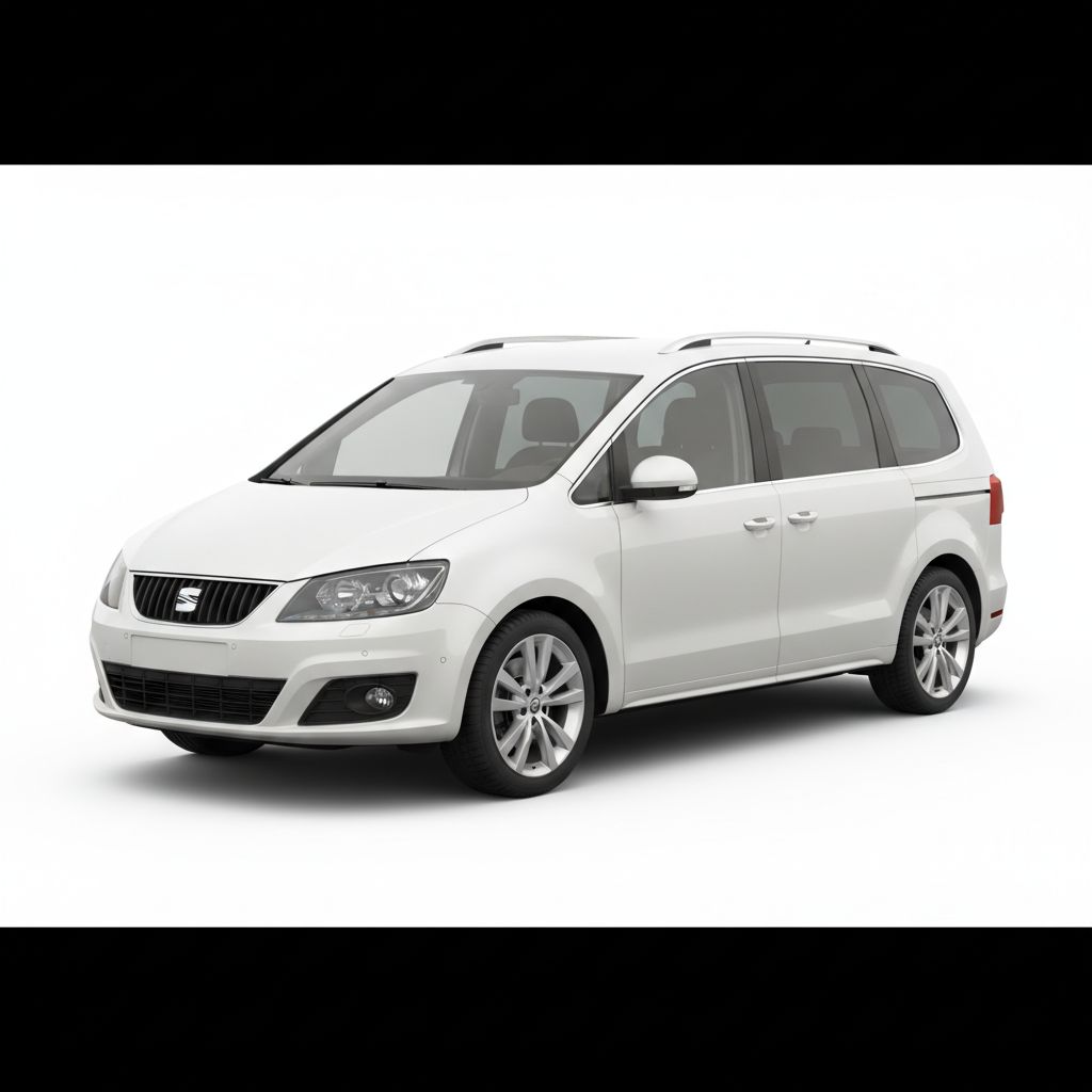 SEAT Alhambra 7N 2010 — widok boczny