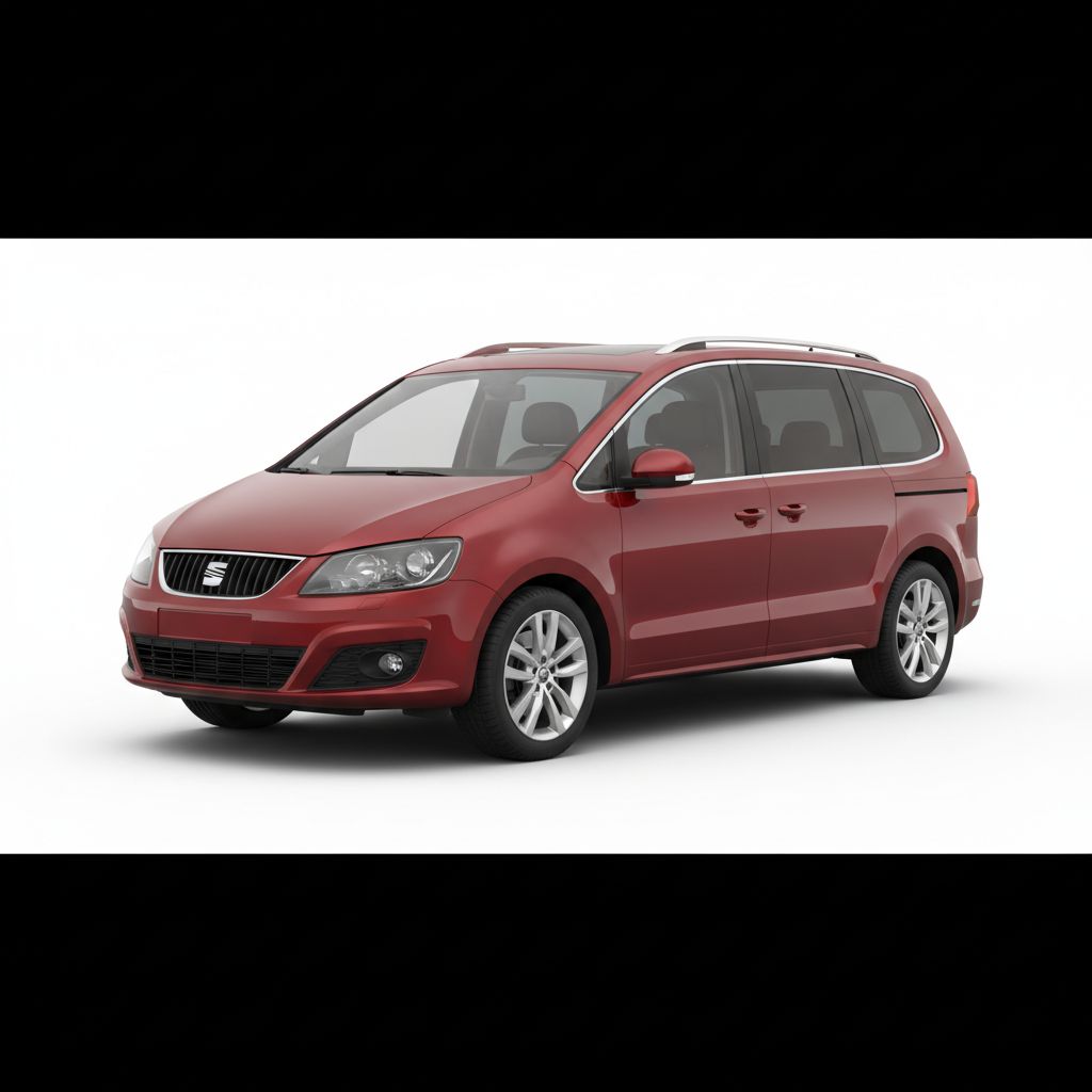 SEAT Alhambra 7N 2010 — widok boczny
