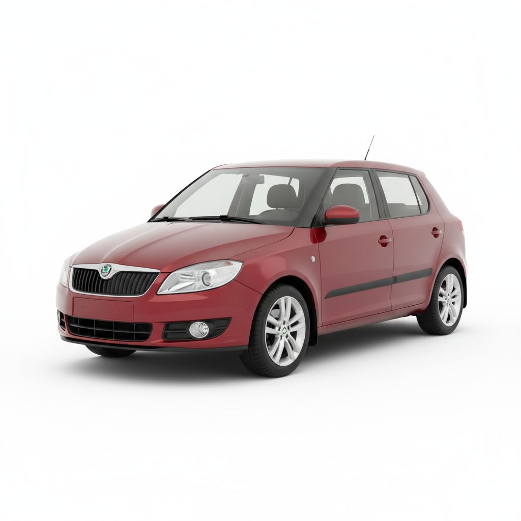 Skoda Fabia Mk2 2007 — widok boczny